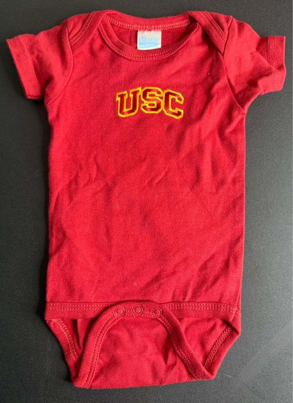 USC Trojans Southern California Baby Bodysuit size 6months